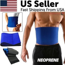 Waist Trimmer Belt Sweat Band Wrap Ab Stomach Weight Loss Fat Burner Slimming Corset & Waist Band price