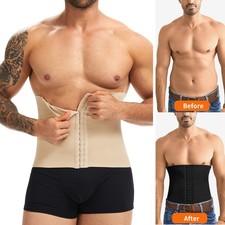 Waist Trainer for Men Tummy Tucking Body Shaper Corset Belt Fajas para Hombres Corset & Waist Band price