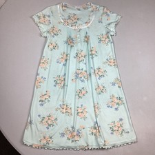 Miss Elaine Floral Stretch Short Sleeve Nightie Nightgown PJs Pajamas Nightgown & Pajamas price