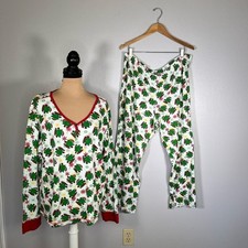 Little Miss Christmas cotton Pajama Set 2XL Cozy Holiday festive loungewear XMAS Nightgown & Pajamas price