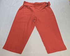 Melissa Paige Women's Pants Size L Wide Leg, Orange Pants, Shorts, Leggings price