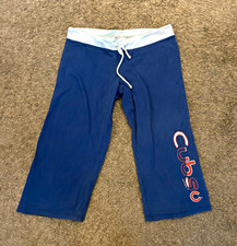 Genuine Merchandise Campus Lifestyle Chicago Cubs Blue Capri Pants Cotton L Pants, Shorts, Leggings price