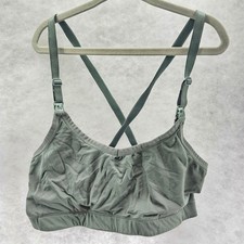 Mimi Maternity Nursing Bra Olive Green M/Medium Sporty Adjustable Straps Support Nursing Bra price