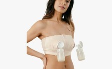 NEW Medela Hands Free Pumping Nursing Bra Bustier. Chai Color. Women's Medium Nursing Bra price