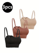 [Maternity Bras] Set of Three Adjustable Maternity And Nursing Bras | for Women Nursing Bra price