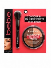 Bebe Contour & Highlight Palette with Brush Bronzer Highlighter Makeup Kit Highlighter price