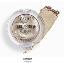 REALHER Pure Resolve Gold Shimmer Highlighter Pressed Powder 0.14 oz Highlighter price