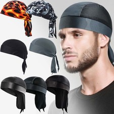 Cooling Durag Du-rag Headwear Head Wrap Beanie Skull Caps Bandana Headband Hats Bandana (Outdoor) price