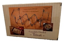 VINTAGE Expandable Handle Trivet Adjusts to Hold Up To 9'' X 13'' DISH NEW N BOX Trivet price