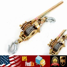 4400LB 2 Ton Hand Lever Block Chain Hoist Ratchet Type Puller Come Along Cable Lever Hoist price