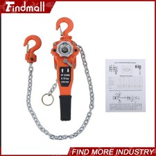 Findmall Manual Lever Chain Hoist 3/4 Ton 1650lbs Capacity 5FT/1.5m G80 Chain Lever Hoist price