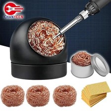 Soldering Iron Solder Tip Cleaner with Copper Wire Ball & Metal Base Holder Solder & Soldering Iron price