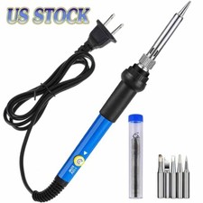 Soldering Iron Electric Gun Adjustable Temperature 60W Welding Solder Wire New Solder & Soldering Iron price