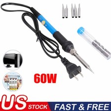 Soldering Iron Electric Gun Adjustable Temperature 60W Welding Solder Wire Kit Solder & Soldering Iron price
