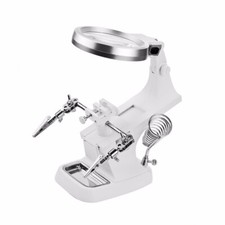Third Hand Soldering Solder Iron Stand Holder Magnifier Helping Station Tool Solder & Soldering Iron price