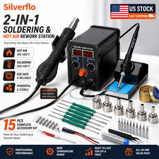 780W  Digtial Soldering iron Station Kit Hot Air Desoldering Rework station Tool Solder & Soldering Iron price