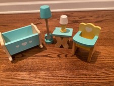 KIDKRAFT DOLLHOUSE WOODEN BABY ROOM FURNITURE ~ REPLACEMENT FURNITURE Baby Room Furniture price