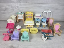 Fisher Price Loving Family Dollhouse Furniture Lot Nursery Baby Room 19 pcs SU6 Baby Room Furniture price