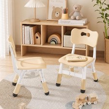 Adjustable Kids Chair Set of 2-3-Level Height Toddler Seating Ergonomic Backrest Baby Room Furniture price