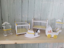 Dollhouse Furniture Sears Nursery Baby's Room Yellow White Baby Room Furniture price