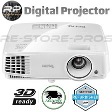 BenQ MX525 DLP Projector HDMI 3200 ANSI Lumens 3D Remote Manual Cables Tested Projector Cables price