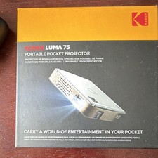 Kodak Luma 75 DLP Pocket Projector 30 ANSI lm HDMI w/ Cables Guide Projector Cables price