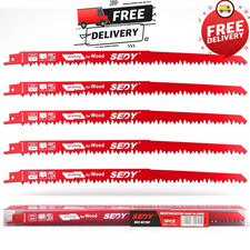 12-Inch Wood Pruning Reciprocating Saw Blades 5TPI for Tree Trimming (5 Pack) Reciprocating Saw price