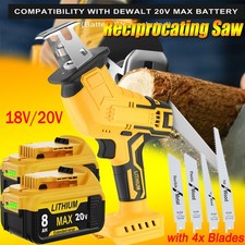 6.0Ah Battery / Cordless Reciprocating Saw For 20V DeWalt Battery With 4 Blades Reciprocating Saw price