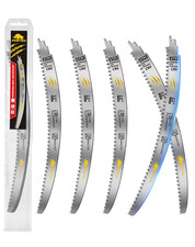 12" Arc Wood Pruning Reciprocating Saw Blades 6TPI CR-V Japanese Teeth 5 Pack Reciprocating Saw price