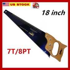 18 Inch Wood Hand Saw, 7 TPI Heavy Duty Wood Saw for Woodworking & Sawing, Black Saws price