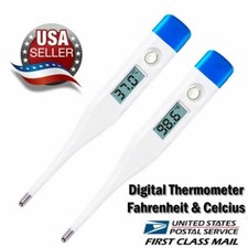 Digital LCD Thermometer Medical Baby Adult Fever Kids Safe Ear Mouth Fahrenheit Thermometer price
