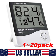 Thermometer Indoor Digital LCD Hygrometer Temperature Humidity Meter Alarm Clock Thermometer price