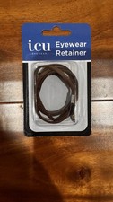 Studio by ICU Eyewear ACCESSORY RETAINER READERS SUNGLASSES  CORD DARK BROWN NEW Eyewear Accessory price