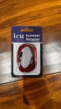 Studio by ICU Eyewear ACCESSORY RETAINER READERS SUNGLASSES  CORD RED NEW Eyewear Accessory price