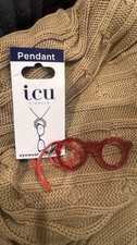 Studio by ICU Eyewear ACCESSORY PENDANT LOOP HOLD READERS RED MINI GLASSES NEW Eyewear Accessory price