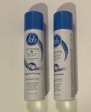 FDS Intimate + Whole Body Feminine Care Dry Deodorant Spray Coconut 2 x 2oz Care Sprays price