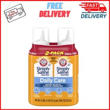 (2 Pack) Simply Saline Nasal Care Daily Mist Instant Relief, 4.5 oz Bottle Care Sprays price
