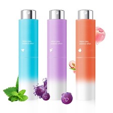 3PCS Breath Fresheners,Peach,Grape,Mint Flavors Fresh Breath Spray for Oral Care Care Sprays price