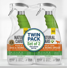2 PK Natural Care+ Flea & Tick Home Spray 32oz Plant Based for Dogs & Home Care Sprays price
