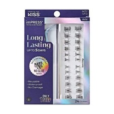 KISS Products imPRESS Long Lasting Press-On Self Adhesive False Eyelashes Demi E False Eyelash Products price