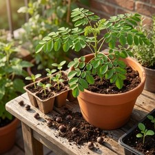 100Pcs Moringa Seeds | Fast-Growing Plant Seeds for Outdoor Garden & Patio Seeds price