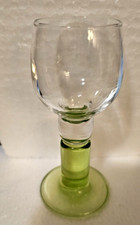 Bormioli Rocco Limoncino Cordial Liquor Glass Green Stem 4 1/2" Single Liquor Glass price