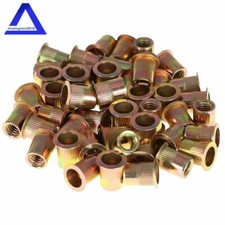 50Pcs 3/8-16 Rivet Nut Rivnut Insert Nutsert Carbon Steel Zinc Plated Rivet price