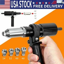 Electric Rivet Nut Gun Cordless Drill Pop Adapter Riveting Riveter Insert Tool Rivet price