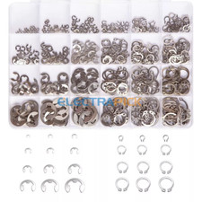 327Pcs Stainless Steel E-Clip C-Clips Circlip Kit Retaining Ring Assortment Set Rivet price