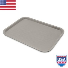 Food Service Tray Café Standard Fast Food Tray Gray 12" x 16" Gray efficient Serving Tray price