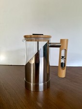 French Press Coffee Maker | HourGlass Timer (Silver Stainless Steel) NEW IN BOX French Press price