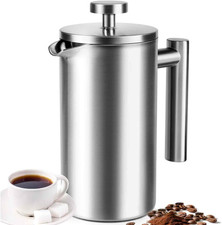 French Press 34 oz Double Wall Stainless Steel Coffee Maker French Press price