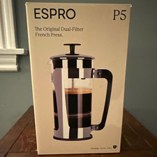 ESPRO P5 Dual-Filter French Press 32 oz Polished Stainless Steel Silver/Black French Press price