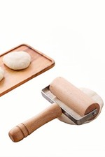 Stainless Steel & Beechwood Rolling Pin with Adjustable T, Log color Rolling Pin price